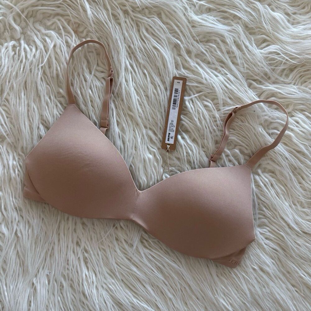 Skims Wireless Push up Bra Clay Size 32A - Picture 4 of 7